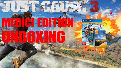 Just Cause 3 Unboxing Medici Edition Ps4 Youtube