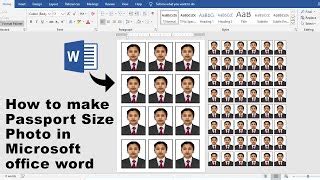 How To Create Passport Size Photo In MS Word Printable Passport Size Photo In MS Word ViDoe