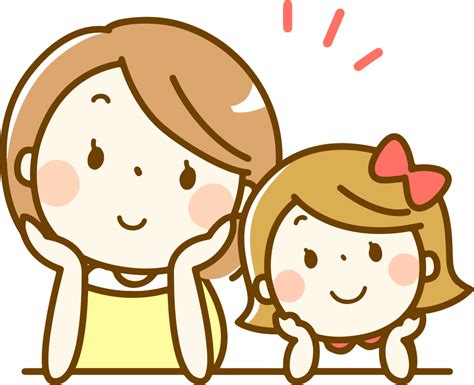 Onlinelabels Clip Art Mother And Daughter 2