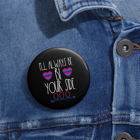Bisexual Button Pin Bi Pride Ts Rainbow Gay Rights Lgbtq Etsy