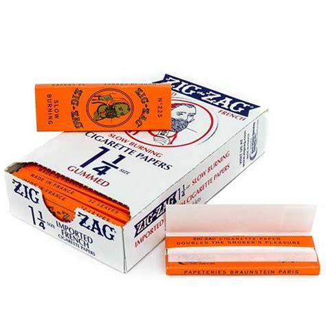 Zig Zag Orange Slow Burning Rolling Papers Pk Papers Tobacciana Collectibles