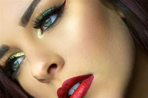 Eye Makeup For Red Lips Eye Makeup Makeup For Green Eyes Red