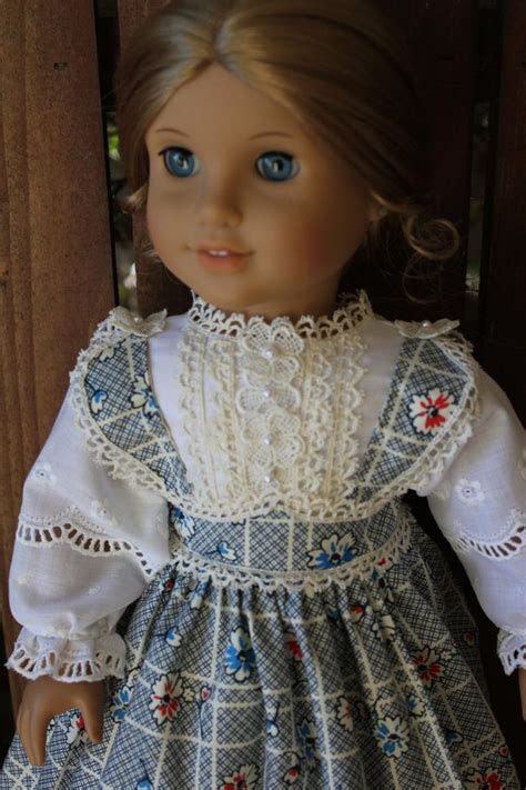 Located in new york, ny. A is for Annabelle cotton 1860's style day dress for 18in ...