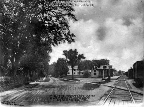 Pleasant Street Richmond Ca 1920 Maine Memory Network