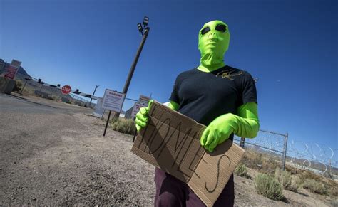 Ufo Fans Stop Just Short Of Area 51 Los Angeles Times