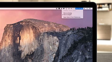 How To Show The Current Date In The Mac Os X Menu Bar