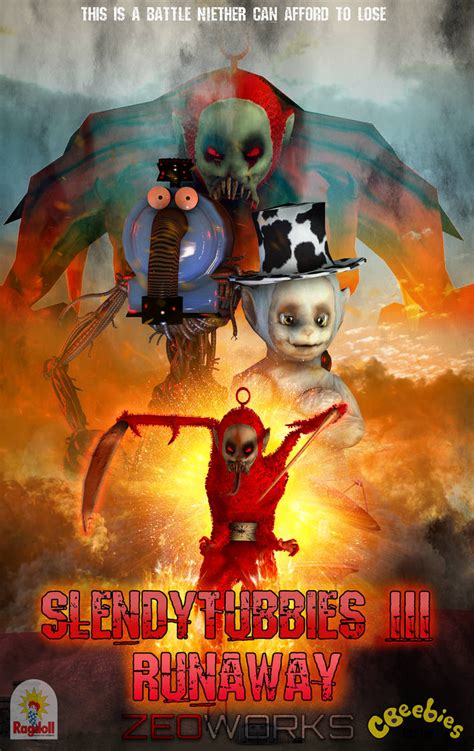 Slendytubbies 3 Runaway Official Poster By Lukiethewesley13 On