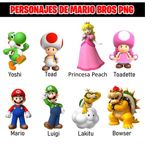 Lista 92 Foto Imágenes De Todos Los Personajes De Mario Bros Alta