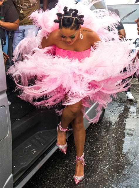 Rihanna In A Costume At Barbados Kadooment Day Parade 08052019