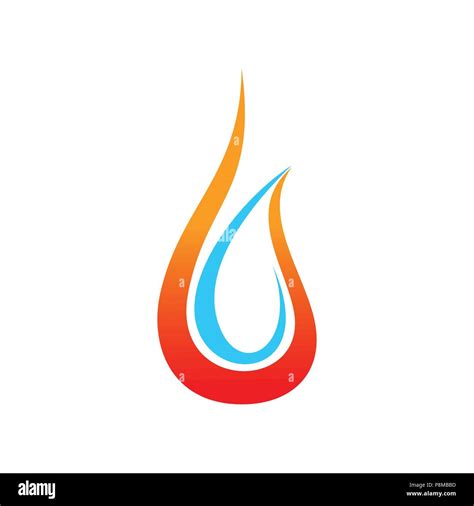 Plumbing And Heating Vector Symbol Graphic Logo Design Template Stock
