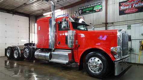 Cool Bright Red 389 Peterbilt Of Sioux Falls