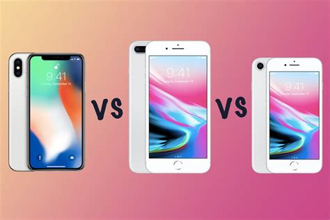 Here we compared two flagship smartphones: Apple iPhone X vs iPhone 8 Plus vs iPhone 8: What's the ...
