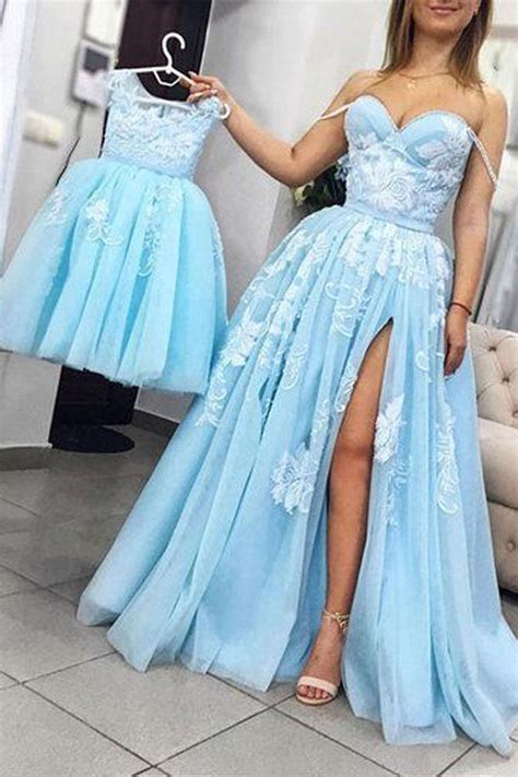 Light Blue Long Prom Dresses Home Inspiration