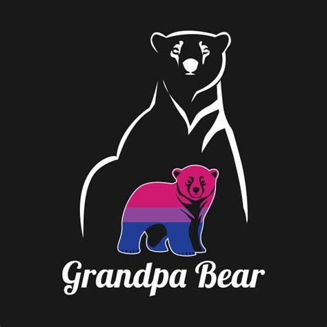 Lgbt Bisexual Grandpa Bear Bi Pride Flag Bisexual Onesie Teepublic