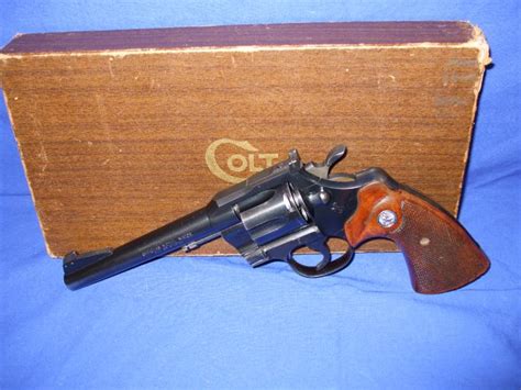 Colt Officers Model Match 38 Special Revolver W Box For