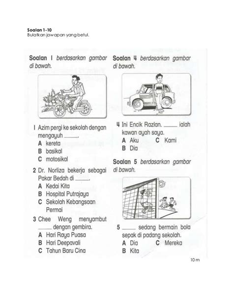 Latihan Bahasa Melayu Tahun 2 2018