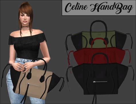 Sims 4 Ccs The Best Celine Handbag By Lumy Sims