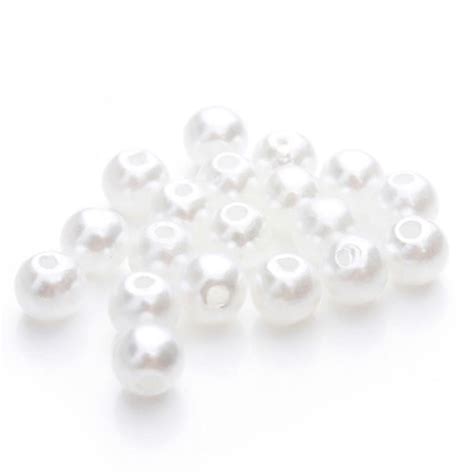 Buy 100pcs6mm Colorful Abs Imitation Pearl Beads Round Plastic Loose Beads For Diy Jewelry