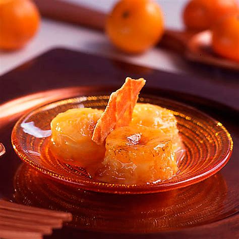 Mandarinas Con Sabayón De Miel Receta En