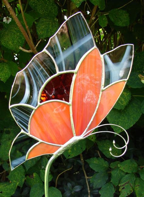 Monarch Butterfly Garden Stake By Theglassmenagerie On Etsy