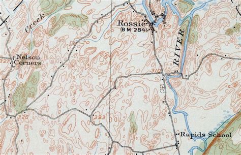 1912 Hammond Black Lake Oxbow New York Antique Usgs Topo