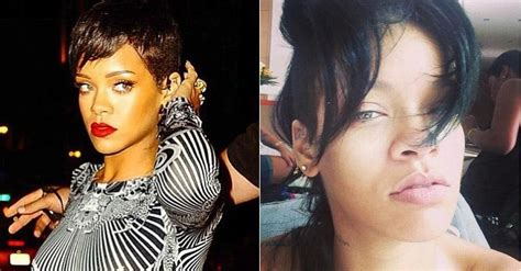 Rihanna Mostra Foto Sem Maquiagem Confira E Compare