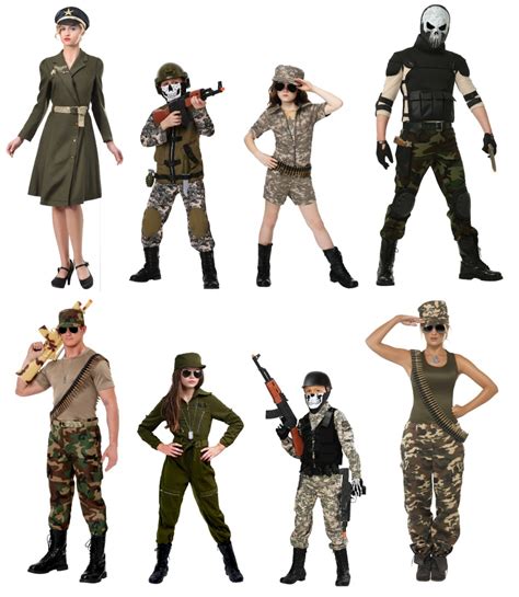 Army costumes, carol danvers air force, ghillie suits and more! Uniform Costume Ideas for 2012 - HalloweenCostumes.com Blog