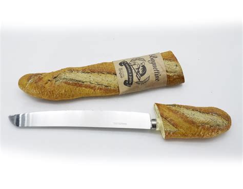 Vintage French Baguette Bread Knife By Cuzin