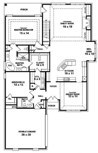 Simple 3 Bedroom House Plans Single Floor October 2021 House Floor Plans
