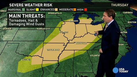 Thursdays Forecast Big Storms In The Midwest
