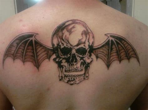 The Winged Skull Avenged Sevenfold Logo Tattoo By Simson Tattoo