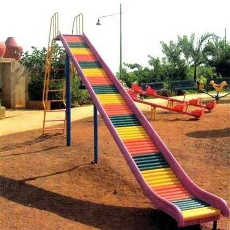 Playground Slides Frp Triple Wave Slide Manufacturer From Nagpur