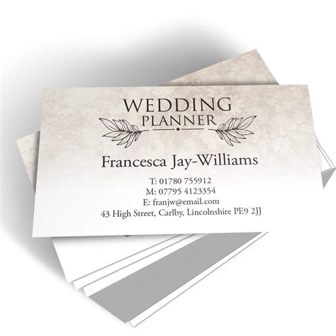 Wedding Planner Templated Business Card 1 - Able Labels