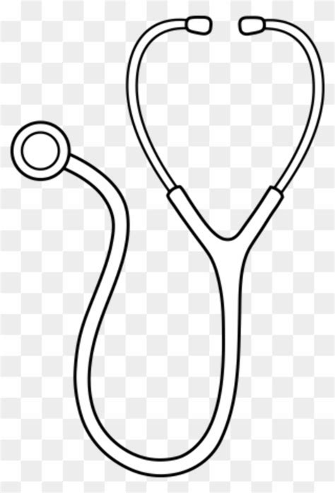 Stethoscope Outline Svg