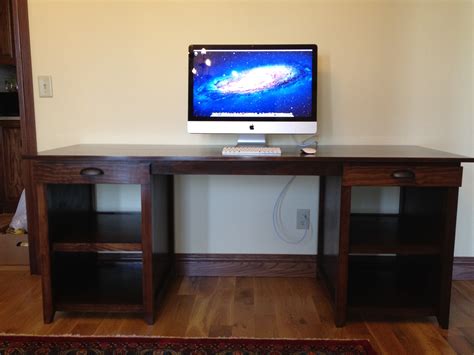 All of those diy computer desk ideas must be enough to get you inspired. Ana White | Double Drawer Channing Computer Desk - DIY ...