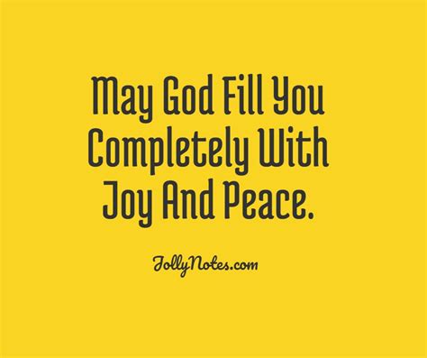 May God Fill You Completely With Joy And Peace Daily Bible Verse Blog