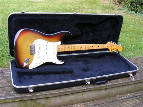 1975 Fender Stratocaster Sunburst Vintage And Modern Guitars