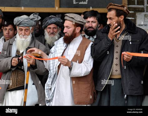 Nuristan Province Afghanistan Government And Community Leaders Cut