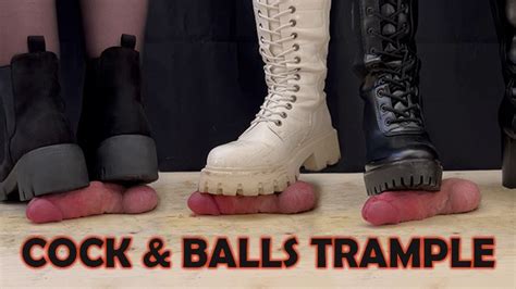 cock and balls trample with 3 sexy boots bootjob and cbt with tamystarly xxx mobile porno
