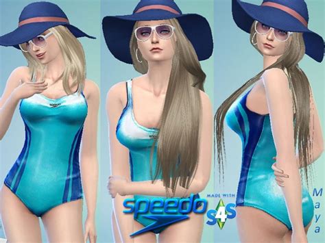 Wet Blue Bathingsuit By Mayasims At Mod The Sims Sims 4