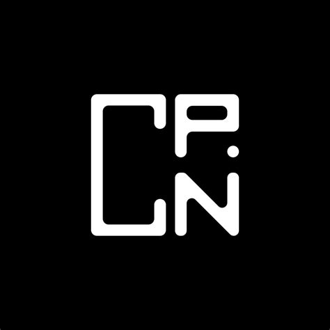 Cpn Letra Logo Creativo Diseño Con Vector Gráfico Cpn Sencillo Y