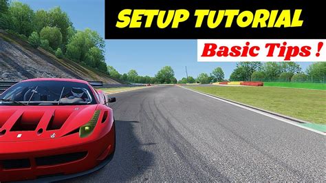 Assetto Corsa Setup Tutorial Basic Setup Tips Youtube