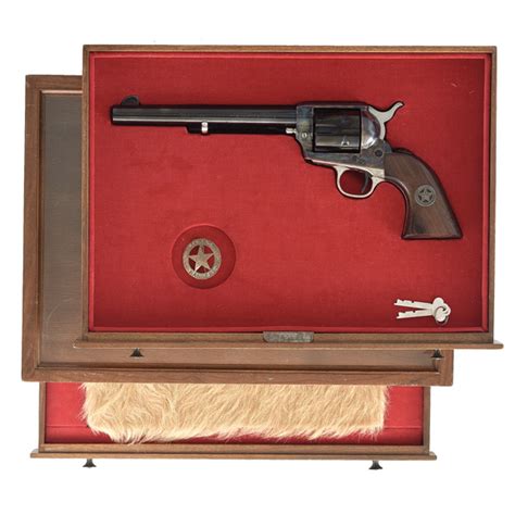 Colt Single Action Army 1970 Texas Rangers Commemorative Revolver