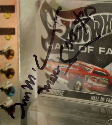 Don Prudhomme And Tom Mcewen Signed Hot Wheels Hall Of Fame Series Snake