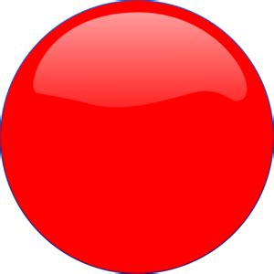 Red Circle Icon Clip Art at Clker.com - vector clip art online, royalty
