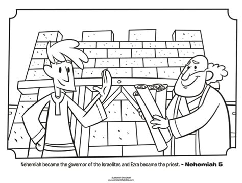Nehemiah Coloring Page ~ Coloring Pages
