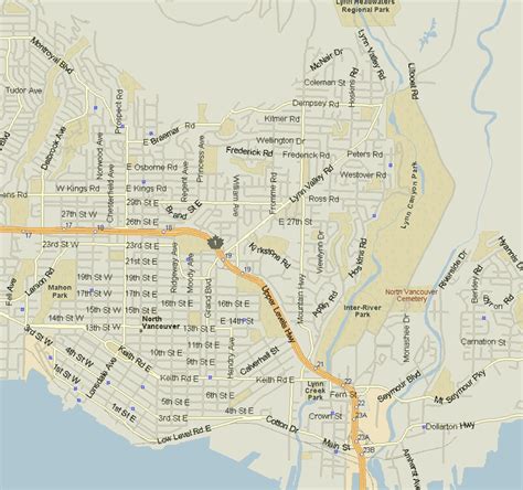 Rising sea levels are predicted to present financial and other challenges to our communities in the long term, if left unaddressed. North Vancouver Map, British Columbia - Listings Canada