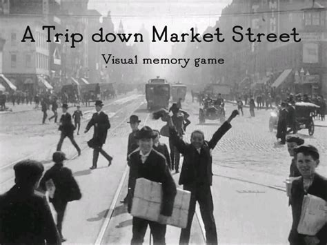 A Trip Down Market Street Ios Ipad Game Indie Db