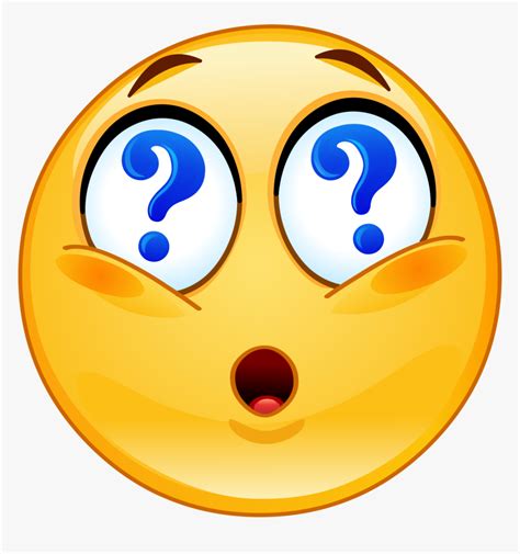 Question Emoji 208 Decal Smiley Question Hd Png Download