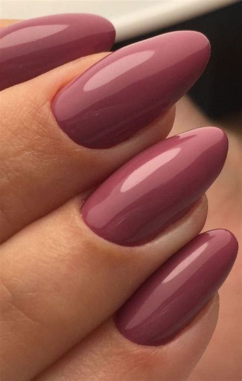Pin By Donn Be Uty On Mauve Nails Subtle Nails Oval Nails